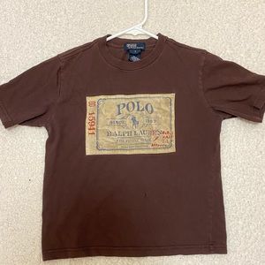 Vintage polo Ralph Lauren boys crop top